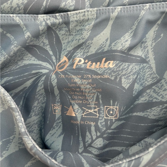 P'tula Pants - P'tula Tropical Leaf Pattern Leggings